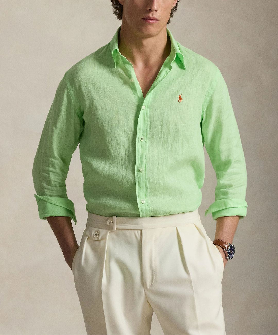 Polo R. L. Leinenhemd